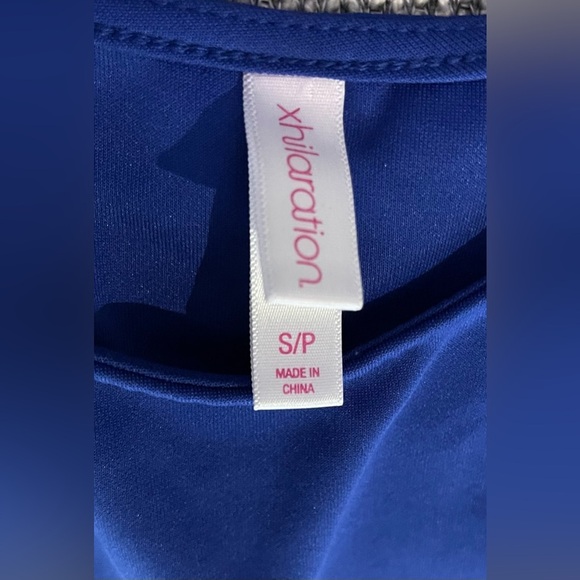 Xhilaration Blue Halter A-Line Cocktail Dress - Picture 12 of 16